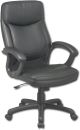 Office Star Products - High-Back Eco Leather Executive Chair (Black)