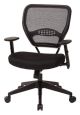 Office Star Products Space Seating Mesh Fabric Manager Chair - Black