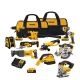 DEWALT 20-Volt MAX Lithium-Ion Cordless Combo Kit (11-Tool) with (2) 20-Volt 2.0Ah & (1) 20-Volt 4.0Ah Batteries and Charger DCK1020W331204