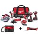 Milwaukee M18 18V Lithium-Ion Cordless Combo Tool Kit (6-Tool) with M18 Wet/Dry Vacuum and Multi-Tool 2696-26-0880-20-2626-20