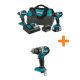 Makita 18V LXT Lithium-Ion Brushless Cordless 2-Pc. Combo Kit (4.0Ah) with bonus 18V LXT 1/2 in. Brushless Hammer Driver-Drill XT269M-XPH12Z