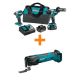 Makita 18V LXT Lithium-Ion Brushless Cordless 2-Piece Combo Kit 4.0Ah and 18V LXT Variable Speed Oscillating Multi-Tool XT291M-XMT03Z