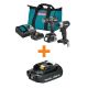 Makita 18V LXT Lithium-Ion Sub-Compact Brushless Cordless 2-piece Combo Kit 2.0Ah with bonus 18V LXT Battery Pack 2.0Ah CX205RB-BL1820B