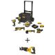 DEWALT 20-Volt Maximum TOUGHSYSTEM Lithium-Ion 6-Tool Cordless Combo Kit and 20V Max XR Brushless Reciprocating Saw (Tool Only) DCKTS681D1P1W82