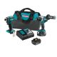 Makita 18-Volt LXT Lithium-ion Brushless Cordless 2-piece Combo Kit (Hammer Drill/ Impact Driver) 5.0Ah XT297T