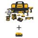 DEWALT 20V MAX Cordless 7 Tool Combo Kit with 20V 5.0 Ah Battery, 20V 4.0Ah Battery, 20V 2.0Ah Battery, and Charger DCK771D1M1WB205