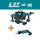 Makita 18V LXT Lithium-Ion Brushless Cordless Combo Kit 5.0 Ah (2-Piece)with bonus 18-Volt LXT Lithium-Ion Compact Recipro Saw XT288T-XRJ01Z