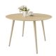 GOJANE 1-Piece Modern Cat's Paw Table Wood 43.3 in. 4-Legs Dining Table (Seats-4) JA7394C-Table