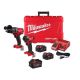 Milwaukee M18 FUEL 18V Lithium-Ion Brushless Cordless Hammer Drill & Impact Driver Combo Kit (2-Tool) w/ 3 Batteries 3697-22-48-11-1861