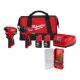 Milwaukee M12 12-Volt Lithium-Ion Brushless Cordless Subcompact Drill and Impact Driver Combo Kit w/ 15 Pc Bit Set (2-Tool) 3494-22-48-89-4670