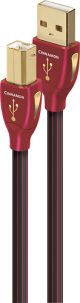 AudioQuest - Cinnamon 4.9' USB A/B Cable (Black)/Red