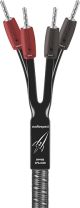 AudioQuest - Rocket 44 8ft. Speaker Cable - Silver/Black/Gray