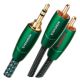 AudioQuest - Evergreen 26.2' 3.5mm-to-RCA Interconnect Cable (Black)/Green