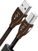 AudioQuest - 2.5' USB A-to-USB B Cable (Black/Coffee)