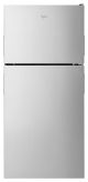 Whirlpool - 18.2 Cu. Ft. Top-Freezer Refrigerator - Stainless steel