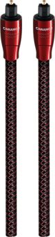 AudioQuest - OptiLink Cinnamon 26.2ft. Optical Cable - Red