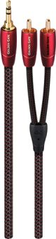 AudioQuest - Golden Gate 16.4ft. 3.5mm-to-RCA Audio Cable - Red