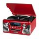 Victrola 50's Bluetooth Stereo Audio System - Red