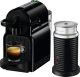 Nespresso - Inissia Espresso Machine with Aeroccino Milk Frother by DeLonghi - Intense Black
