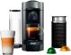 Nespresso - Vertuo Plus Coffee and Espresso Maker by De'Longhi with Aeroccino Milk Frother - Gray