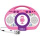 Singing Machine - Tabeoke Portable Bluetooth Karaoke System - Pink/Purple