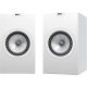 KEF - Q Series 6.5 inch 2-Way Bookshelf Speakers (Pair) - Satin white