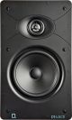 Definitive Technology - Disappearing Dual 6-1/2in. In-Wall Speaker (Each) - Black