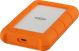 LaCie Rugged 5TB External USB-C Portable Hard Drive - Orange/Silver