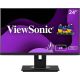 ViewSonic VG2455-2K 24 Inch IPS 1440p Monitor with USB 3.1 Type C HDMI DisplayPort and 40 Degree Tilt Ergonomics - Black
