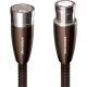 AudioQuest - Mackenzie 1.64' XLR Cable (Black)/Brown Braid
