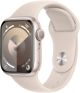 Apple Watch Series 9 GPS 41mm Starlight Aluminum Case with Starlight Sport Band - M/L - Starlight