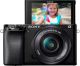 Sony Alpha a6100 Mirrorless Digital Camera with 16-50mm Lenses