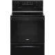 Whirlpool - 5.3 Cu. Ft. Freestanding Electric Range with Self-Cleaning and Frozen Bake - Black