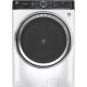 GE - 5.0 Cu. Ft. 12-Cycle High-Efficiency Front-Loading Washer with Steam, SmartDispense and UltraFresh Vent System - White