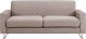 Elle Decor - Baylie Modern 3-Seat Velvet Sofa - French Taupe Velvet