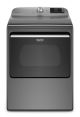Maytag - 7.4 Cu. Ft. 11-Cycle Gas Dryer with Extra Power Button - Metallic Slate