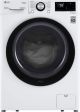 LG - 2.4 cu ft Compact Front Load Washer w/ Built-In Intelligence - White