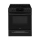 Frigidaire - 5.0 Cu. Ft. Freestanding Electric Range with Self-Cleaning - Black