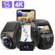 Rexing - V1P Max Real 4K UHD Dual-Channel Front - Rear Wi-Fi Dash Camera - Black