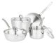 Viking - Contemporary 7-Piece Cookware Set - Stainless Steel