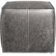 Simpli Home - Brody Square Pouf - Distressed Black