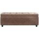 Simpli Home - Hamilton Storage Ottoman - Distressed Umber Brown