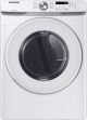 Samsung - 7.5 cu. ft. Electric Dryer with Sensor Dry - White