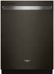 Whirlpool - 24in. Top Control Built-In Dishwasher w/ Stainless Steel Tub, Large Capacity, 3rd Rack, 47 dBA - Fingerprint Resistant Black Stainless Steel