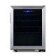 NewAir Freestanding 23 Bottle Compressor Wine Fridge in Stainless Steel, Adjustable Racks, Exterior Digital Thermostat (Stainless Steel)
