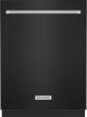 KitchenAid - 24in. Top Control Built-In Dishwasher w/ Stainless Steel Tub, ProWash Cycle, 3rd Rack, 39 dBA - Black