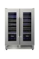 Thor Kitchen - 42 Bottle Dual Zone Built-in Wine Cooler (Stainless Steel)