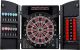 MD Sports - New Haven Smart Dartboard Cabinet With Digital X/O Cricket Scorekeeping and Soft Tip Dart Set - Brown/Black
