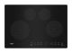 Whirlpool - 30in. Built-In Electric Induction Cooktop with 4 Elements with Quick Cleanup - Black