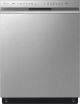 LG - 24in. Front-Control Built-In Dishwasher w/ Stainless Steel Tub, QuadWash, 48 dBa - PrintProof Stainless Steel